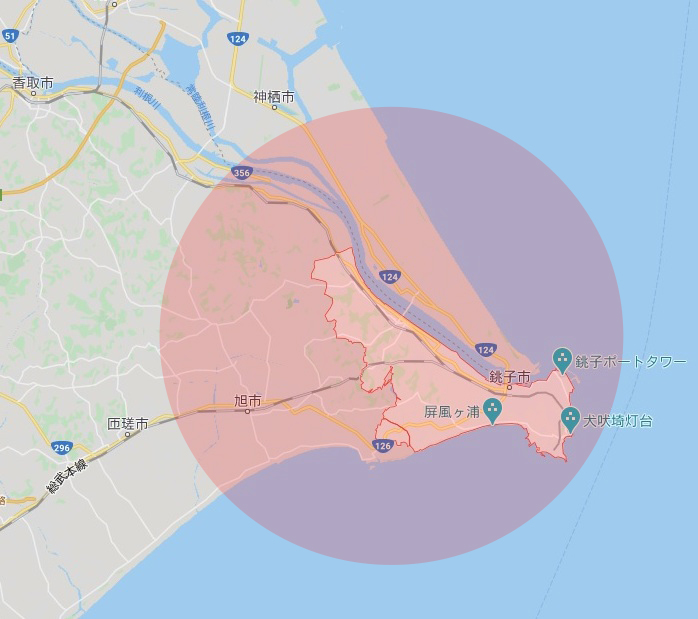 銚子市_地図