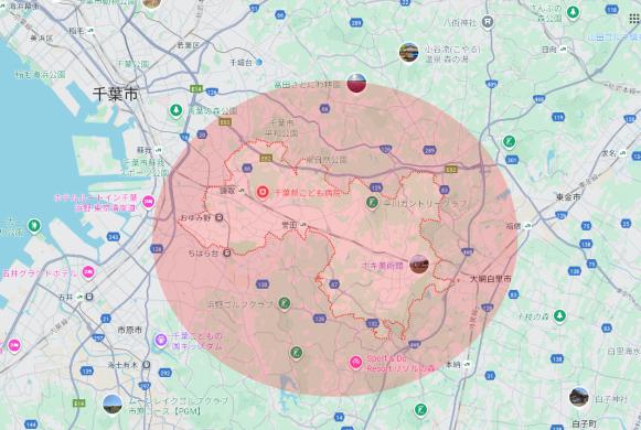 千葉市緑区の地図